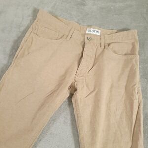 Gustin Pants Men 37 (Fits 35x32) Rustic Linen 5 Pocket Straight Button Fly